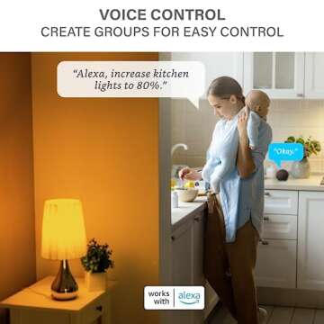 Echo Dot (5th Gen) | Deep Sea Blue with Sengled Smart Color Bulb