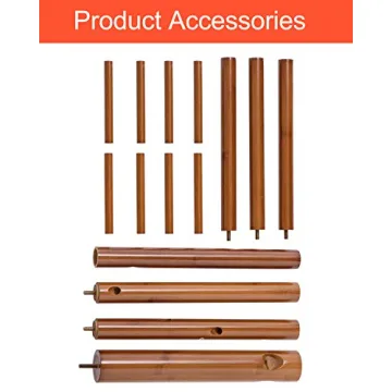 Stylish BMOSU Bamboo Coat Rack with Adjustable Height