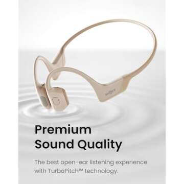 SHOKZ OpenRun Pro - Open-Ear Bluetooth Bone Conduction Sport Headphones - Sweat Resistant Wireless Earphones for Workouts and Running with Premium Deep Base - Built-in Mic (Renewed)