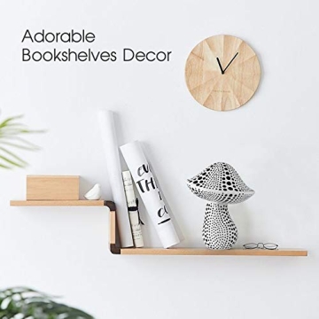 Charming White Mushroom Statue Decor for Home Accents