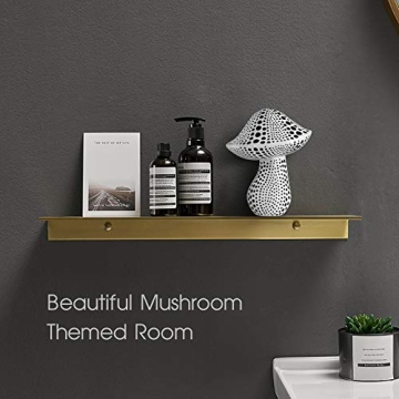 Charming White Mushroom Statue Decor for Home Accents