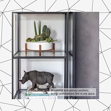 Kimisty Stylish Large Round Succulent Pot with Stand