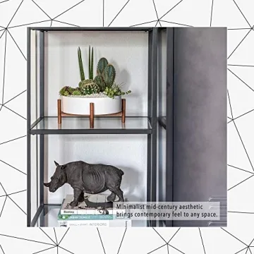 Kimisty Stylish Large Round Succulent Pot with Stand