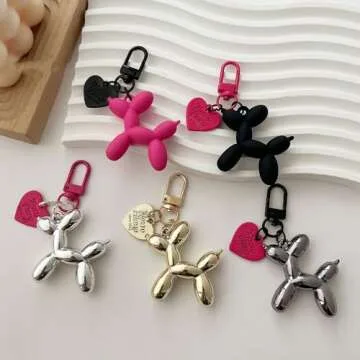 Cute Jelly Balloon Dog Keychain for All Occasions