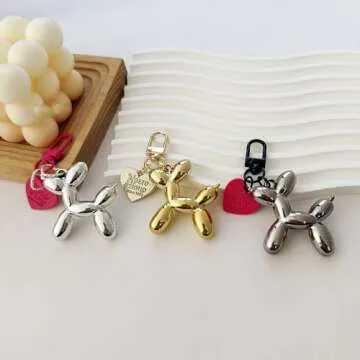 Cute Jelly Balloon Dog Keychain for All Occasions