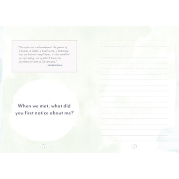 Couple's Love Journal for Deepening Communication