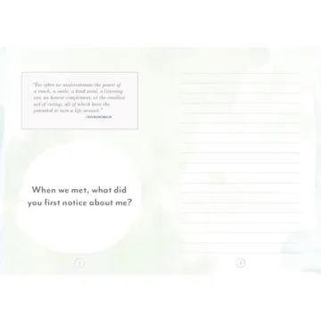 Couple's Love Journal for Deepening Communication