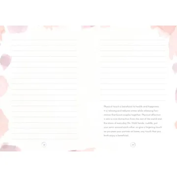 Couple's Love Journal for Deepening Communication