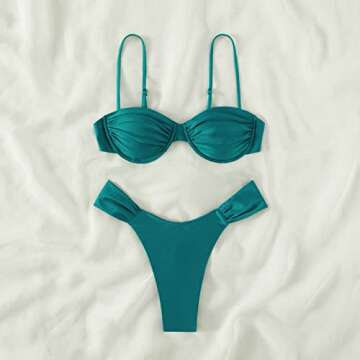 Stylish Dnzzs Women's High Waist Bikini Set for Summer Fun