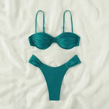 Stylish Dnzzs Women's High Waist Bikini Set for Summer Fun