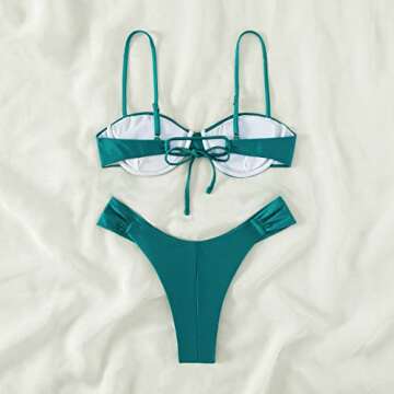 Stylish Dnzzs Women's High Waist Bikini Set for Summer Fun