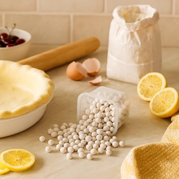 Mrs. Anderson's Baking Pie Weights | Natural Ceramic Stoneware Beads for Blind Baking | Heat-Safe, F...