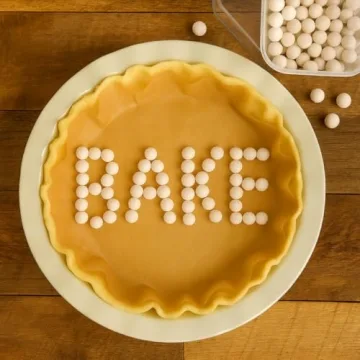 Perfectly Baked Pies with Ceramic Baking Weights