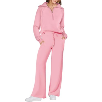 ANRABESS 2 Piece Sweatsuit Set - Cozy Stylish Lounge Wear