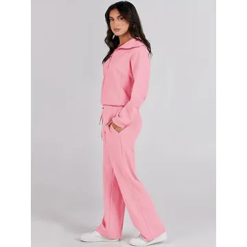 ANRABESS 2 Piece Sweatsuit Set - Cozy Stylish Lounge Wear