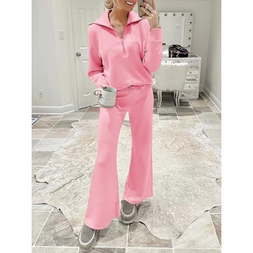ANRABESS 2 Piece Sweatsuit Set - Cozy Stylish Lounge Wear