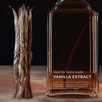 Strongus Madagascar Vanilla Beans - Rich Flavor & Aroma