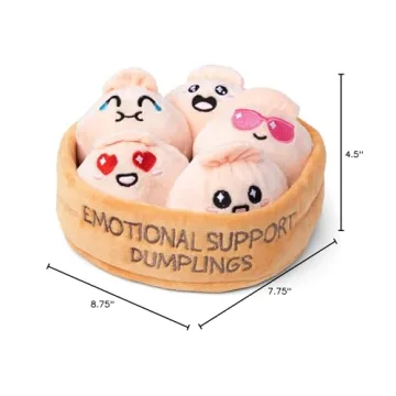 What Do You Meme Emotional Support Dumplings - Plush Dumpling Toy Stuffed Animal