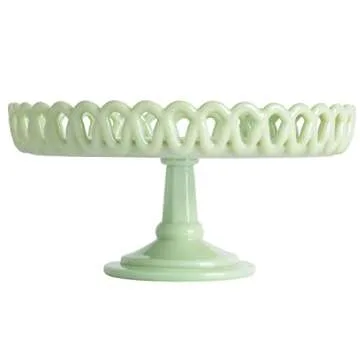Martha Stewart 8.5-Inch Jadeite Cake Stand | Elegant & Handcrafted