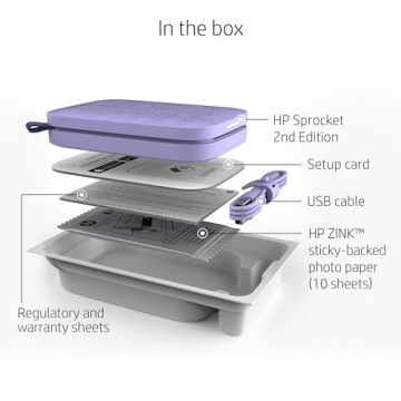 HP Sprocket Smartphone Instant Photo Printer
