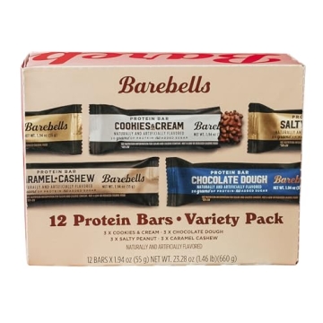 Barebells Protein Bars Variety Pack - 12 High Protein, Low Sugar Snacks