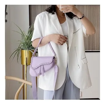 JBB Women Vintage Saddle Shoulder Bag - Chic Crossbody Purse