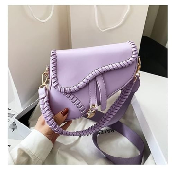 JBB Women Vintage Saddle Shoulder Bag - Chic Crossbody Purse