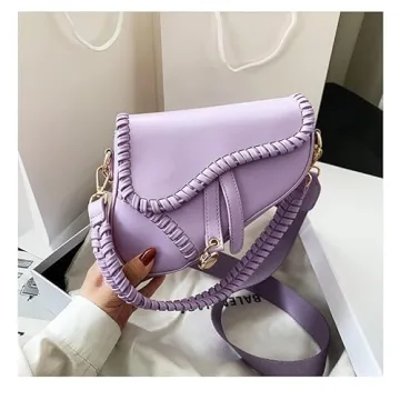 JBB Women Vintage Saddle Shoulder Bag - Chic Crossbody Purse