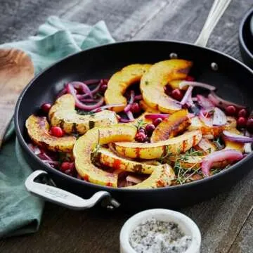 All-Clad Black Nonstick Skillets Set of 3 for Versatile Cooking