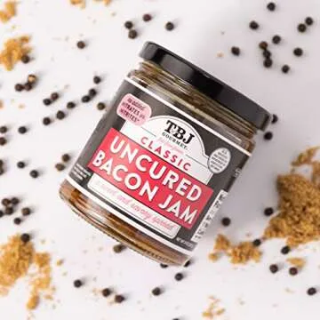 TBJ Gourmet Classic Bacon Jam - Real Bacon, No Preservatives, 2 Jar Set