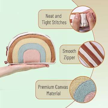 Mr. Pen- Boho Pencil Case, Large Capacity Pencil Pouch, Pencil Bag, Pen Case, Pen Pouch, Pen Bag, Pencil Pouches, Pencil Bags, Rainbow Pencil Case, School Pencil Case, College Pencil Case