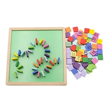 MERRYHEART Montessori Wooden Math Board for Kids