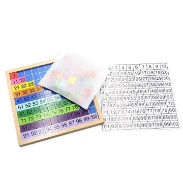 MERRYHEART Montessori Wooden Math Board for Kids