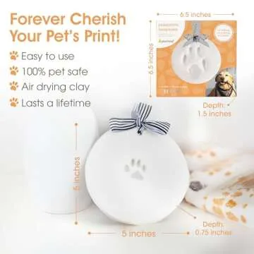 Paw Print Keepsake Kit - Perfect Holiday Ornament
