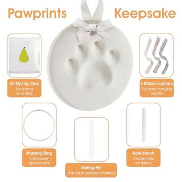 Paw Print Keepsake Kit - Perfect Holiday Ornament