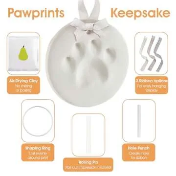 Paw Print Keepsake Kit - Perfect Holiday Ornament
