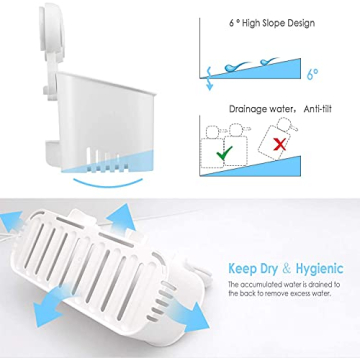 ilikable Heavy Duty Shower Caddy Easy Installation Storage