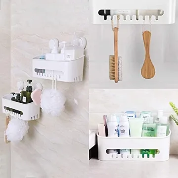 ilikable Heavy Duty Shower Caddy Easy Installation Storage