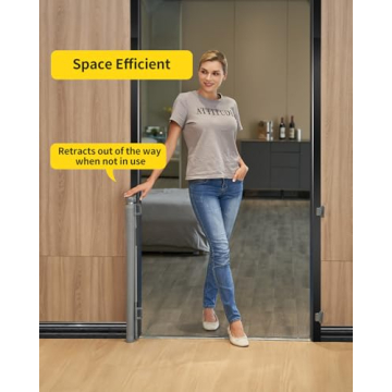 DEAR LOV Retractable Baby Gate, Safe & Stylish 55" Wide