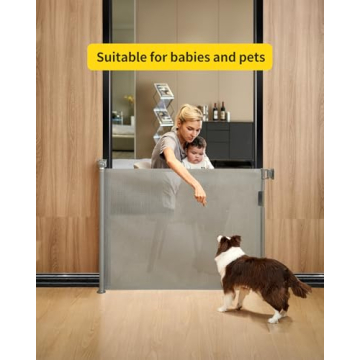DEAR LOV Retractable Baby Gate, Safe & Stylish 55" Wide