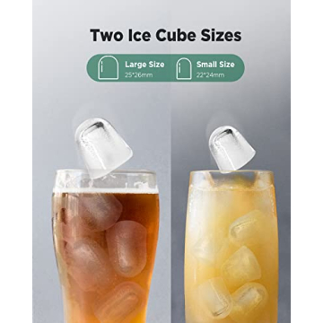 Silonn Ice Maker - 26Lbs Daily Production & Fast Ice