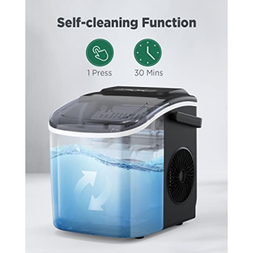 Silonn Ice Maker - 26Lbs Daily Production & Fast Ice