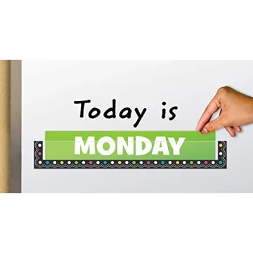 Chalkboard Bright Magnetic Pockets Classroom Organization