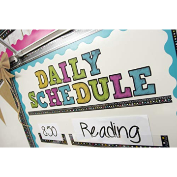 Chalkboard Bright Magnetic Pockets Classroom Organization