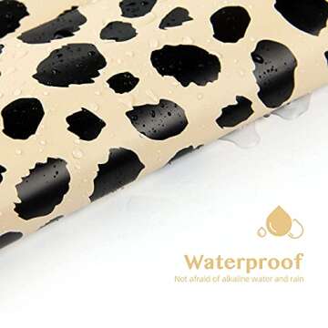 PackaPro 10x13 Poly Mailers 100 Pack Plastic Shipping Bags for clothing packaging mailing 3.15 Mil Self Seal Non-Padded Shipping Envelopes for small business Brown/Black leopard Print