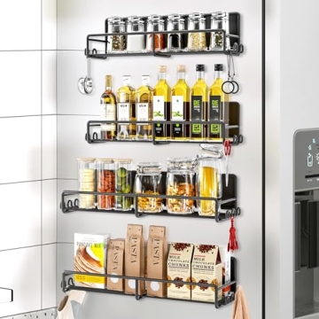BUY SUNALLY Magnetic Spice Rack - Kitchen Organization