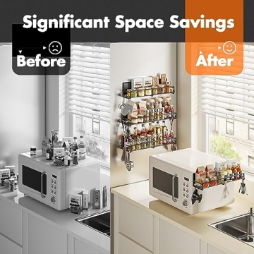 BUY SUNALLY Magnetic Spice Rack - Kitchen Organization