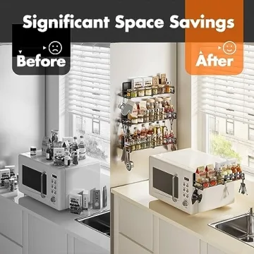 BUY SUNALLY Magnetic Spice Rack - Kitchen Organization