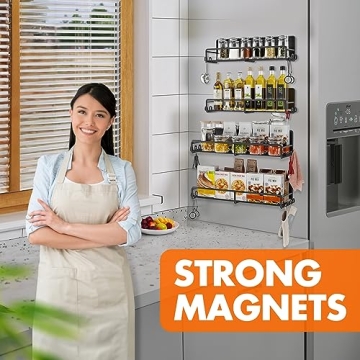 BUY SUNALLY Magnetic Spice Rack - Kitchen Organization