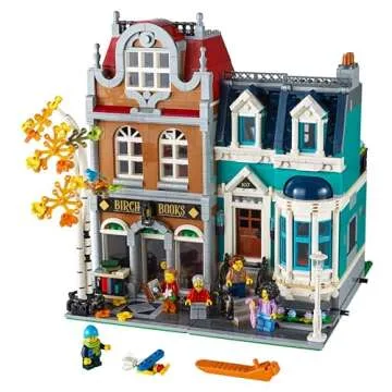 LEGO Creator Expert Bookshop 10270 Modular Building, Home Décor Display Set for Collectors, Advanced Collection, Gift Idea for 16 Plus Year Olds